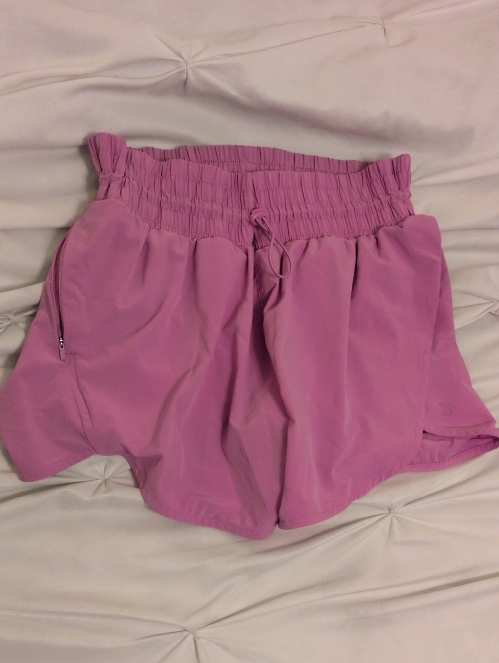 all in motion Lavender-Pink High-Waist Athletic Shorts